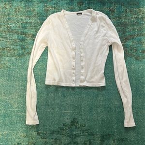 Brandy Melville white button-up